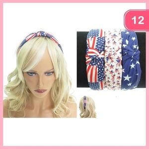 Patriotic Headband Red White & Blue USA